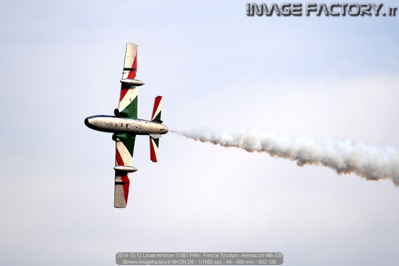 2019-10-12 Linate Airshow 11081 PAN - Frecce Tricolori - Aermacchi MB-339.jpg